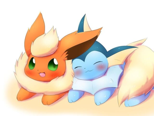 vaporeon e flareon