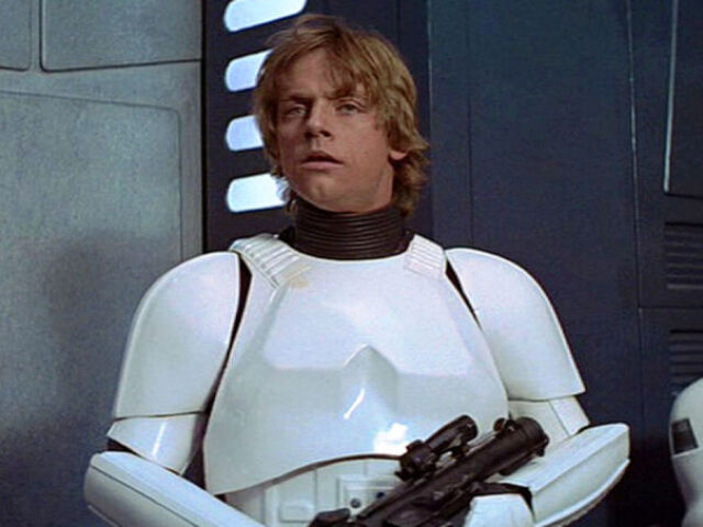 Tu és o Luke Skywalker Stormtrooper