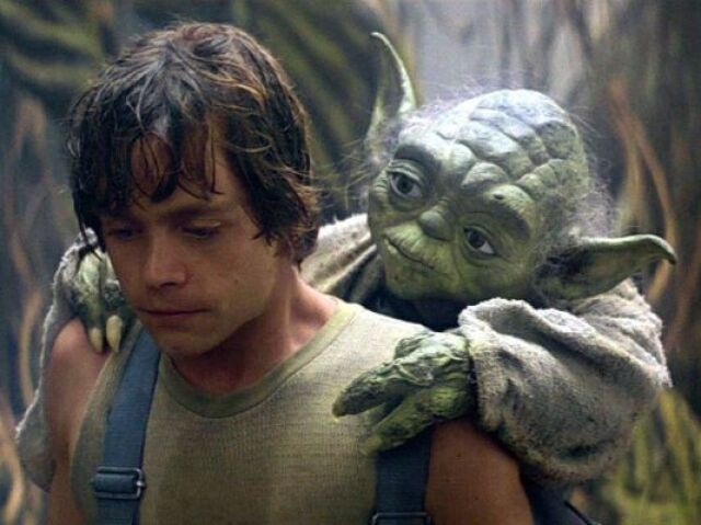 Tu és o Luke Skywalker de Dagobah