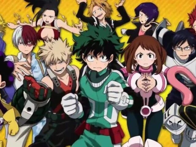 Você conhece os personagens de my hero academia?