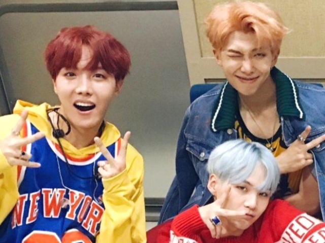 J-hope, RM e Suga