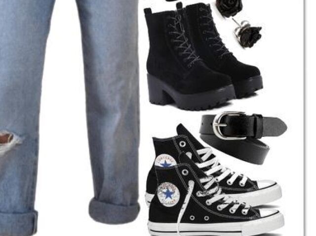 O foco é apenas nos sapatos