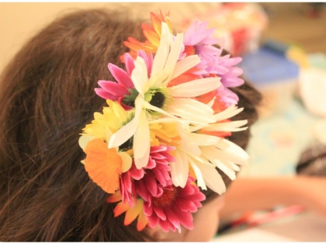 Flor de cabelo