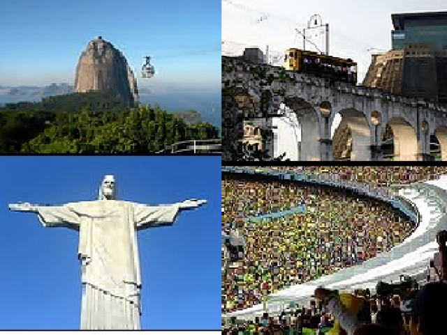 Pão de Açúcar, Arcos da Lapa, Cristo Redentor e Maracanã.