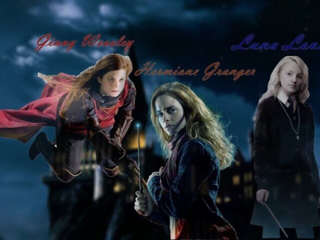 Luna Lovegood, Hermione Granger e Ginny Weasley