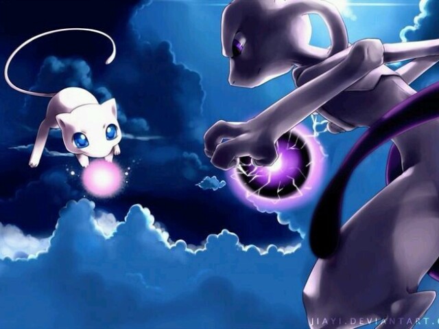 Mew e Mewtwo