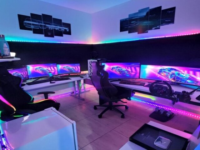 Monte seu quarto gamer