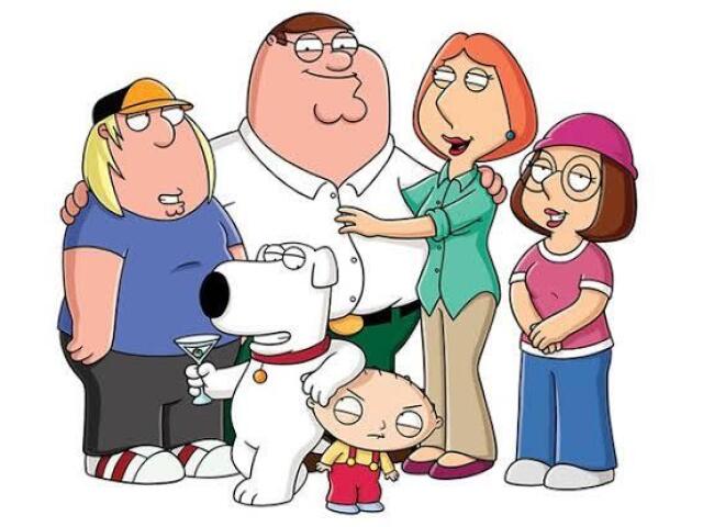 Eu rio muito com “Family Guy”.