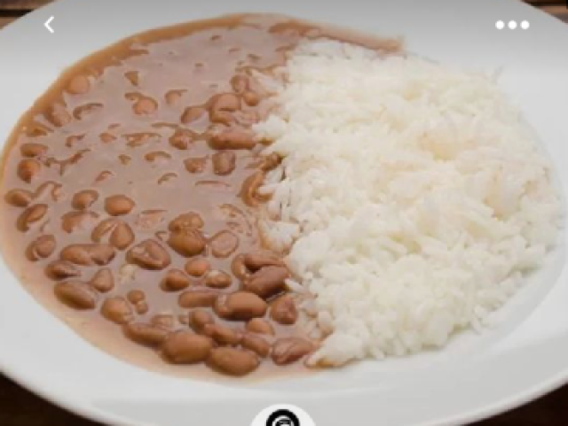 Arroz e feijão