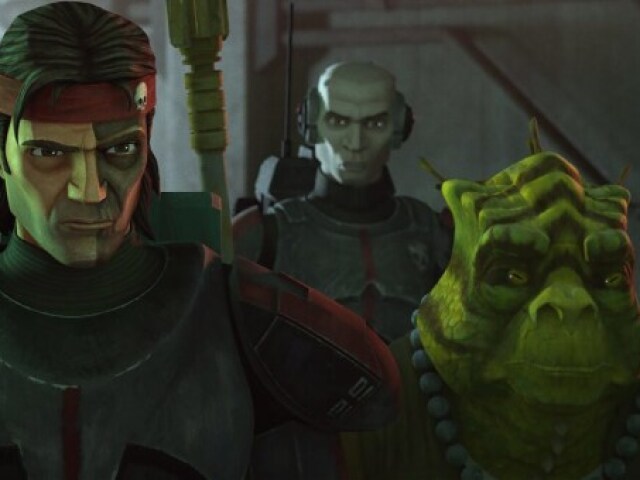 Tu sabes o nome do que apareceu em Star Wars: The Bad Batch - Episódio 7 (Personagens, organizações, armas..)