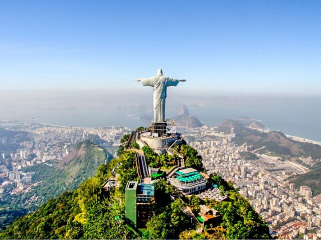 Cristo Redentor e o corcovado