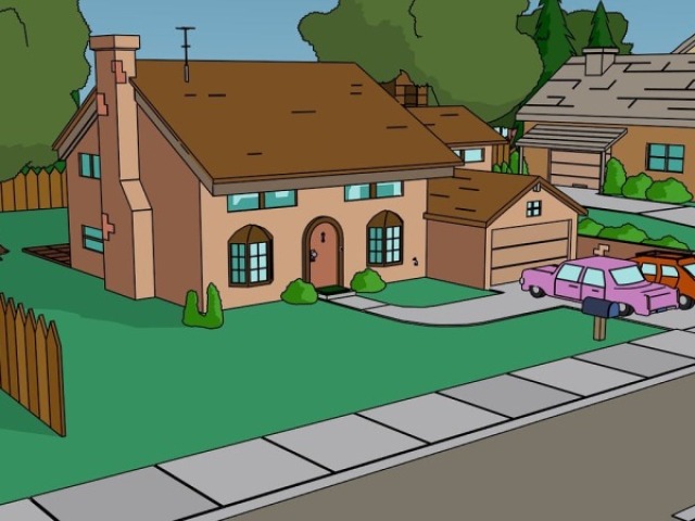 Simpsons house