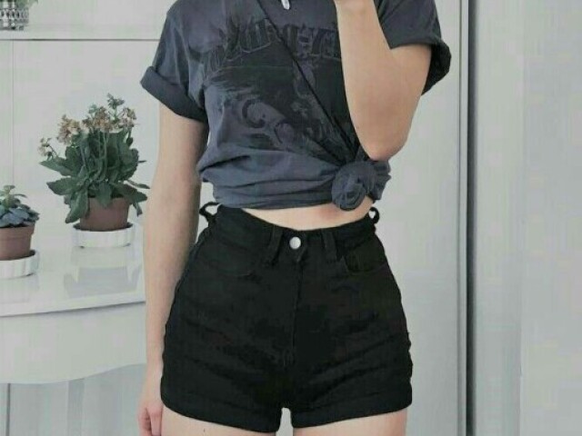 Blusa e short