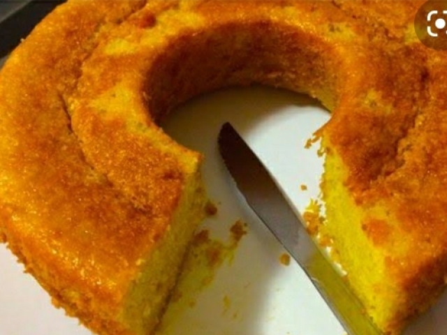 Bolo de baunilha