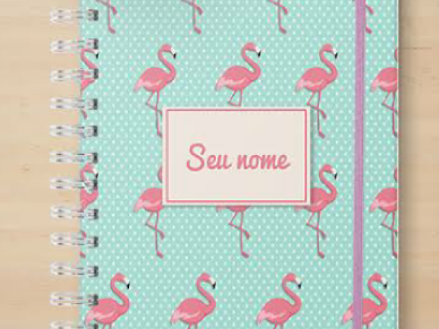 Que lindoooooo
Caderno de flamingos