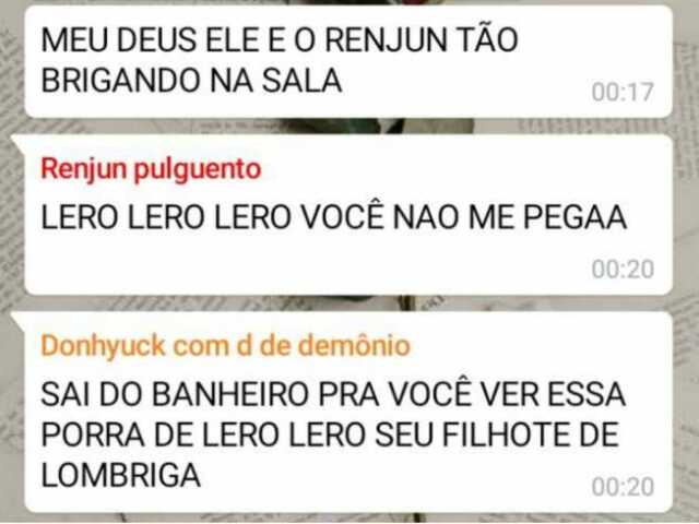 Os Renhyuck se provocando o tempo INTEIRO