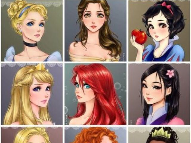 Qual princesa da Disney você seria?