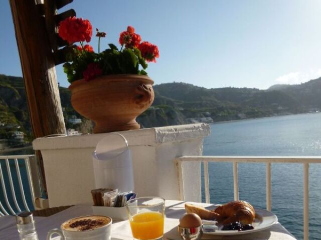 De vista para o mar.