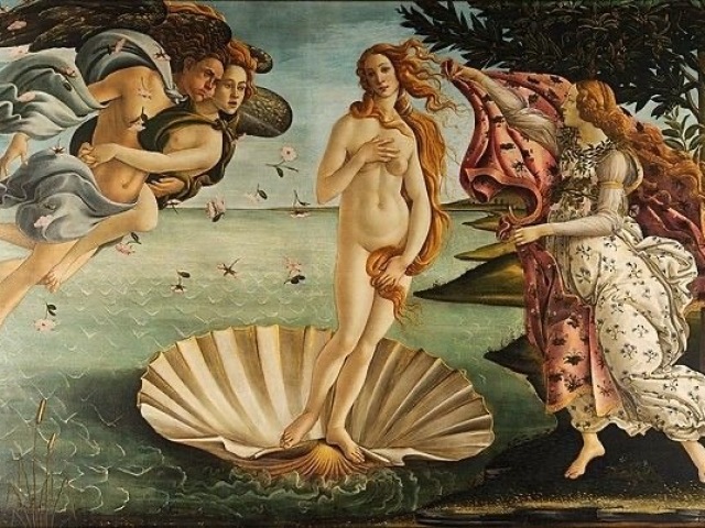 “O Nascimento de Vênus”, Sandro Botticelli.