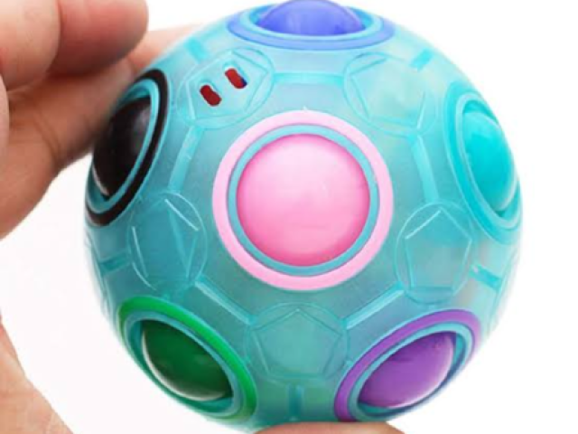 Raimbow ball azul