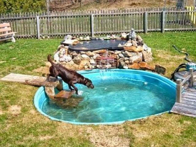 Piscina em círculo