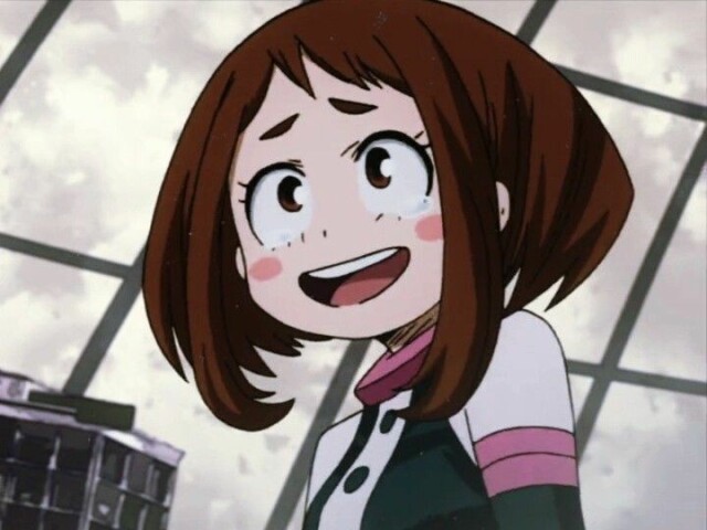 Gritar ajuda para a uraraka