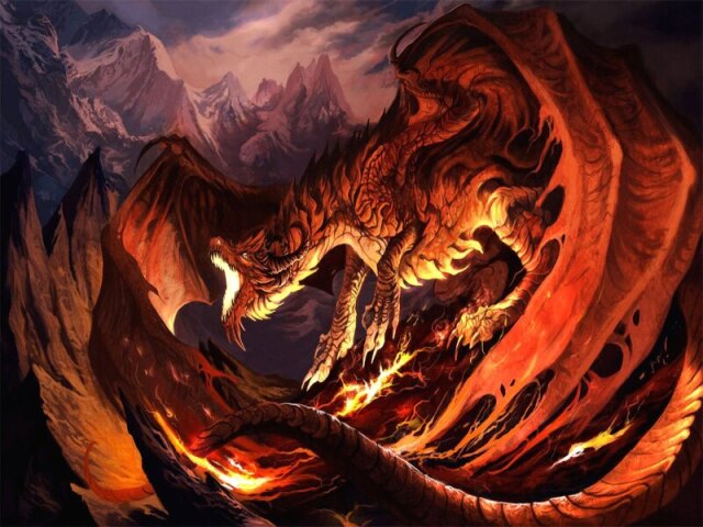 Dragão de fogo