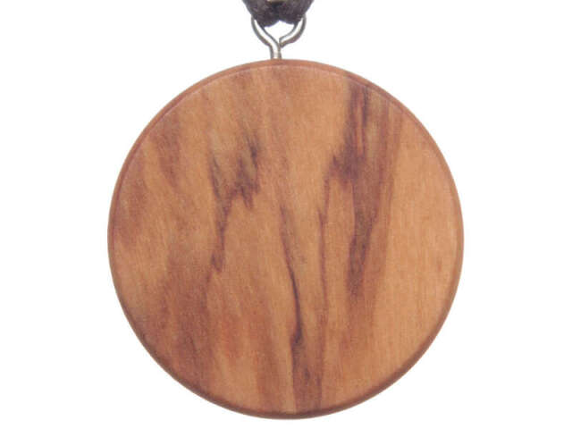 Medalha de madeira