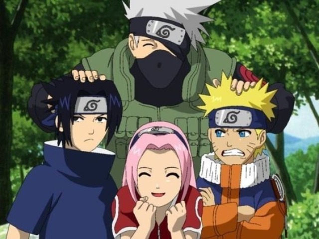 Kakashi, Naruto, Sasuke, Sakura