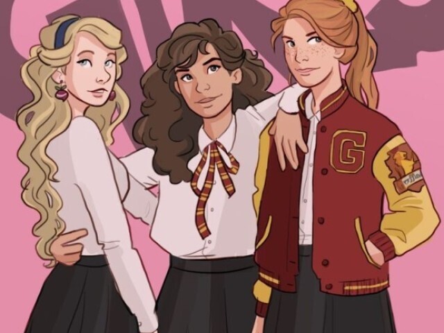 Luna, Gina e Hermione