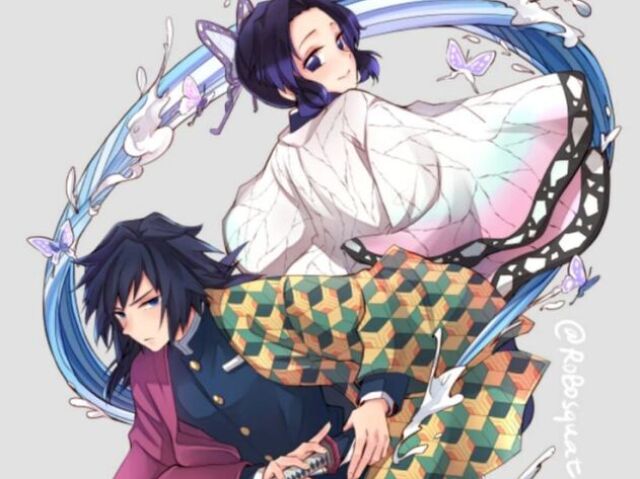 💖Você é mais Tomioka ou Shinobu?💖