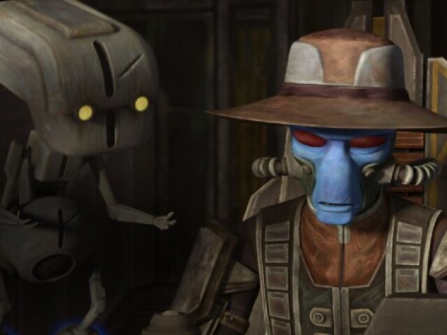 Tu sabes o nome do que apareceu em Star Wars: The Bad Batch - Episódio 9 (Personagens, organizações, armas...)?