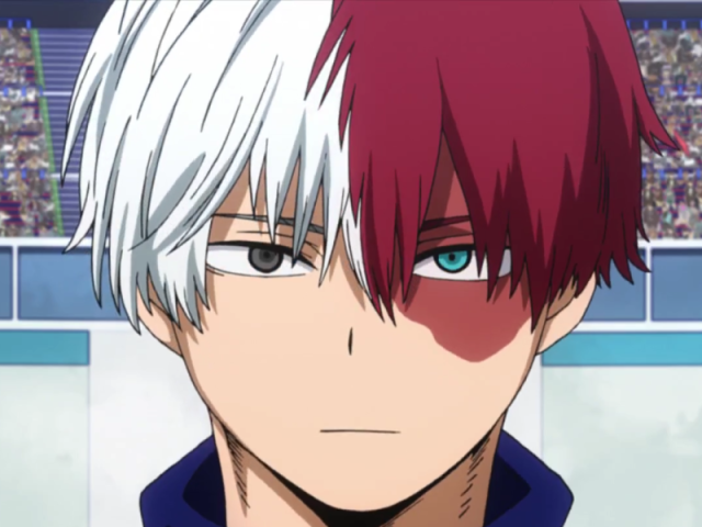 Shoto Todoroki "meio a meio"