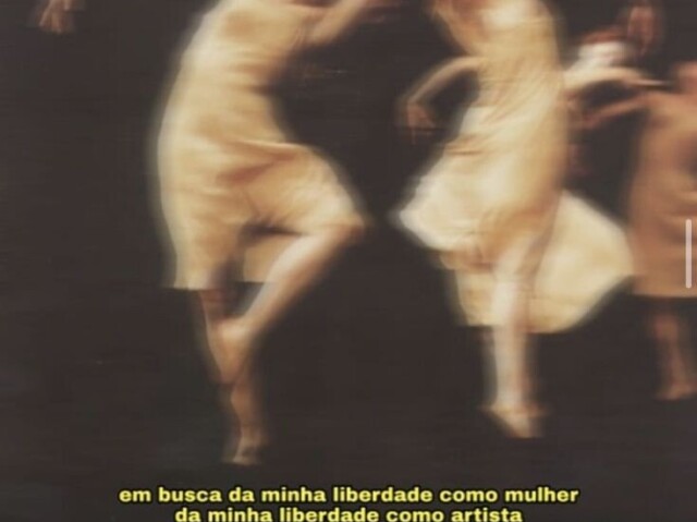 "Em busca da minha liberdade como mulher da minha liberdade como artista"