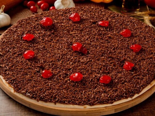 Pizza de chocolate