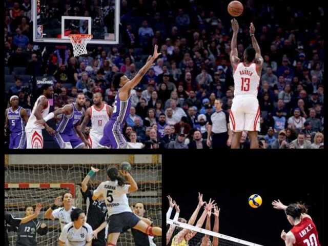 Basquete, Handebol ou Voleibol