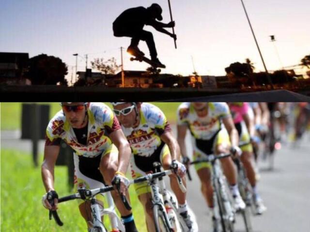 Skate ou Ciclismo
