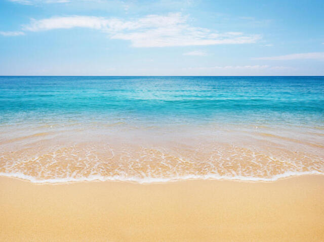 Na praia as 15hrs