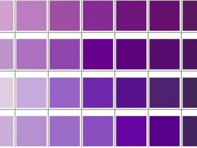 tons de roxo
