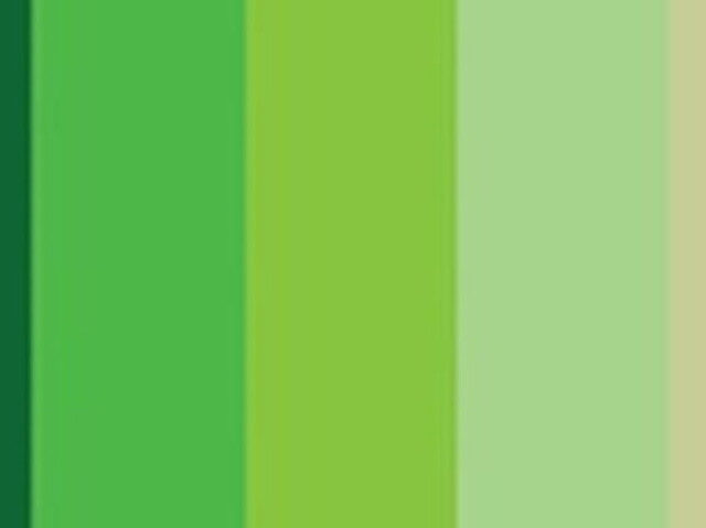 tons de verde