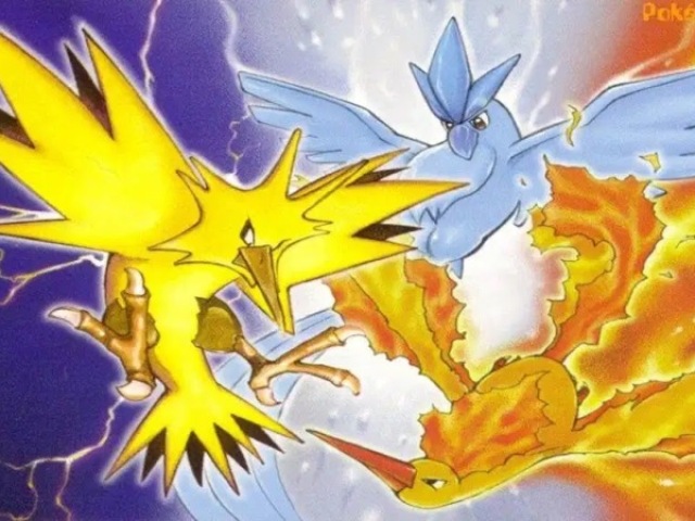 Você teria o MOLTRES, o ZAPDOS ou o ARTICUNO?