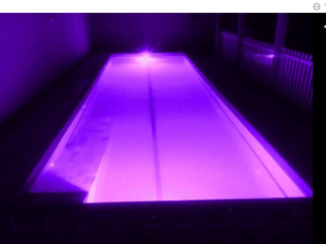 Piscina de led