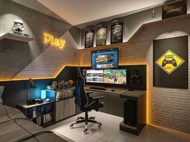 Quarto gamer maravilhoso