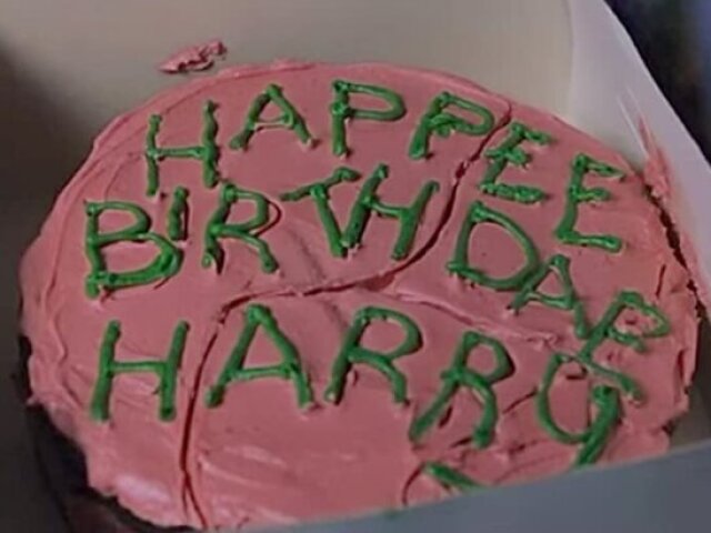 Bolo de aniversário do Harry