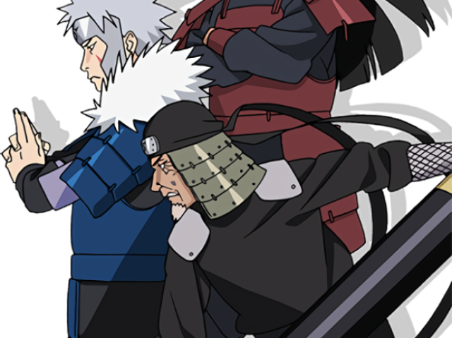 Tobirama Senju, Hiruzen Sarutobi, Hashirama Senju