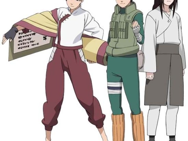 Tenten, Rock Lee, Neji Hyuuga