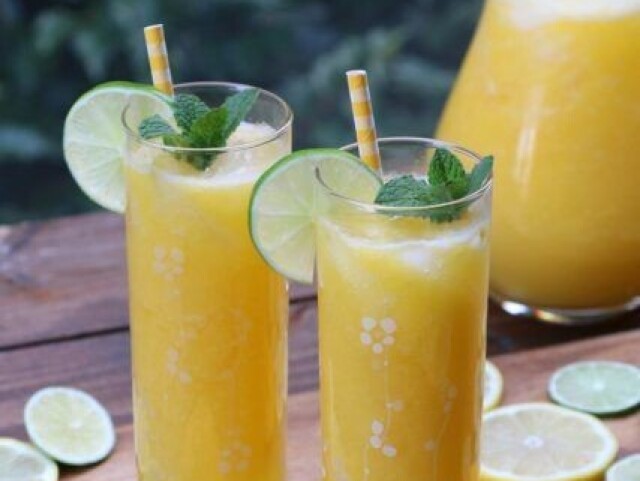 SUCO DE MANGA COM LIMÃO 🥭🍋