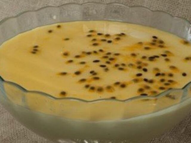 mousse de maracujá