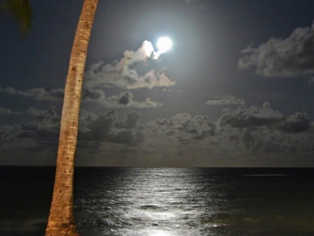 uma praia de noite,mlr coisa🖤