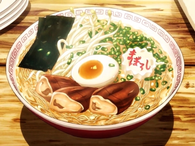 Ramen, fui inspirada por Naruto.